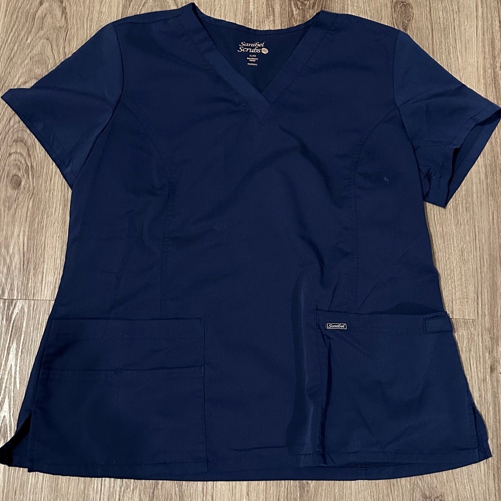 Sanibel Scrubs Stretch Women’s V-neck Top